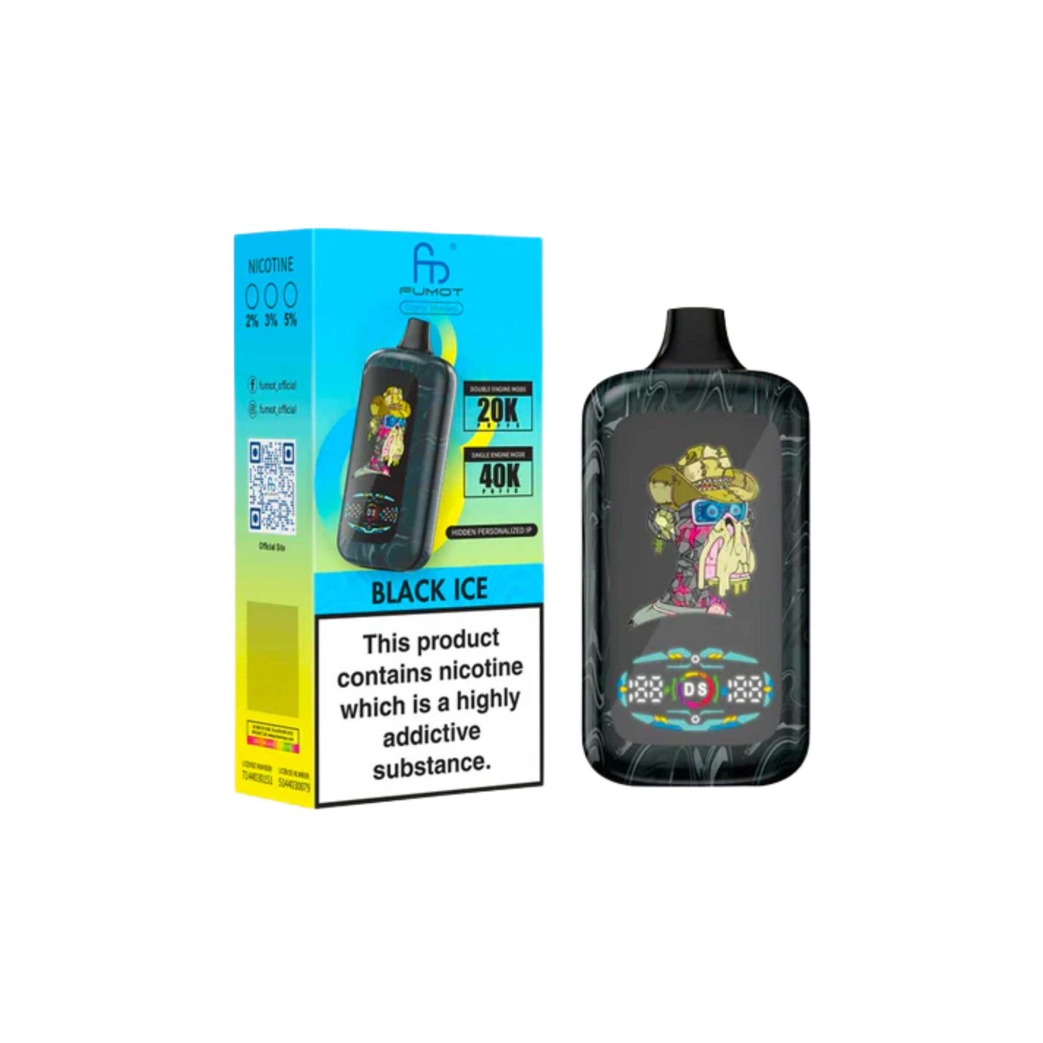 Jednorazowka Fumot Digital Monkey 40K Black Ice